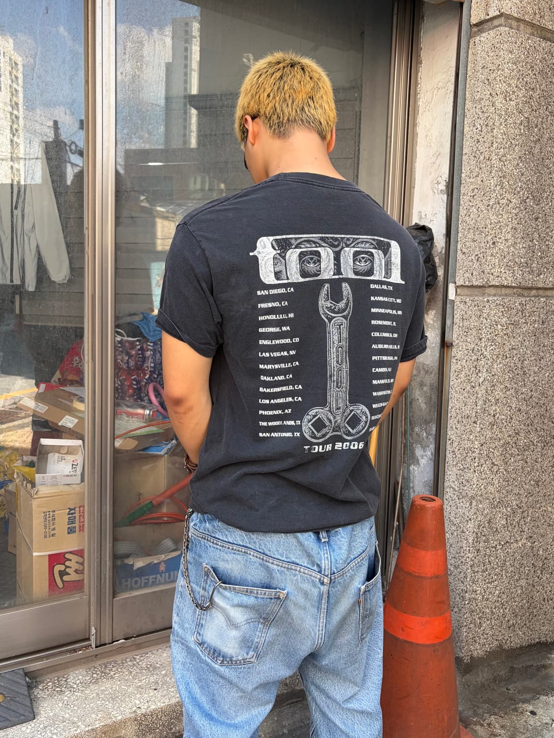 00‘s Tool band 10,000 Days triple face T 상품이미지7