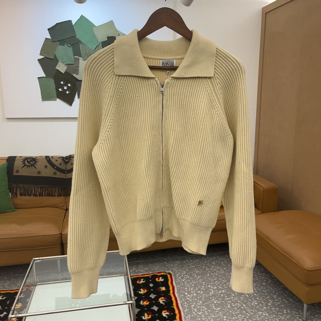 마리테프랑소와저버 여리 뜨개 투웨이 니트 가디건 M C06659 상품이미지3