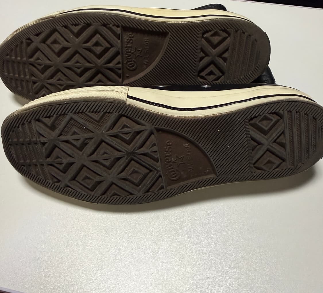 컨버스 척 70 하이 시즈널 레더 블랙 240 상품이미지5