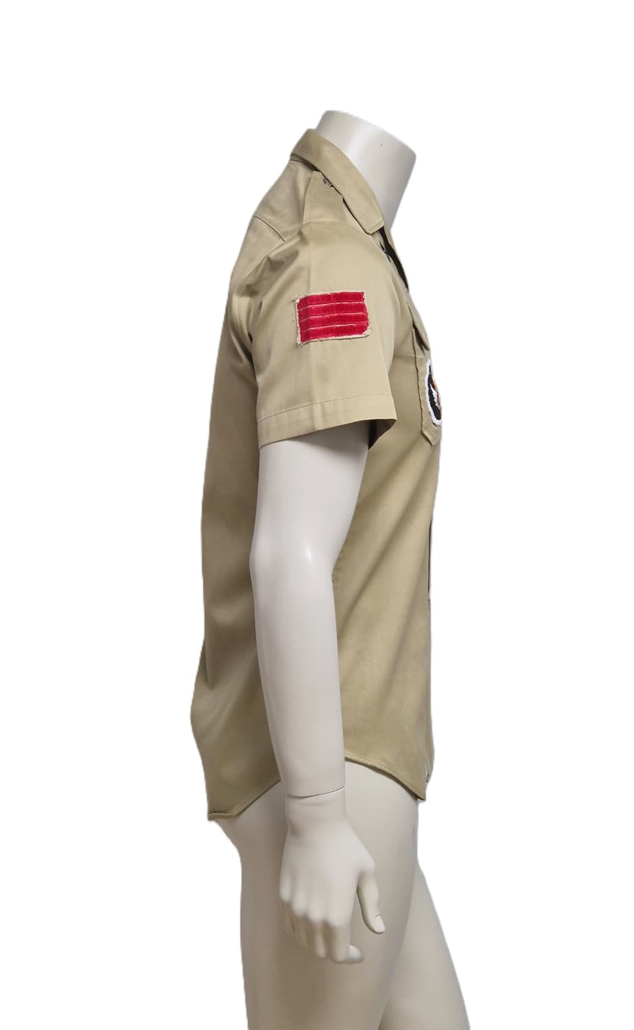 육군 구형 9공수특전여단 병장 정복 전투복 상의 카키 반팔 셔츠 (S) 상품이미지3