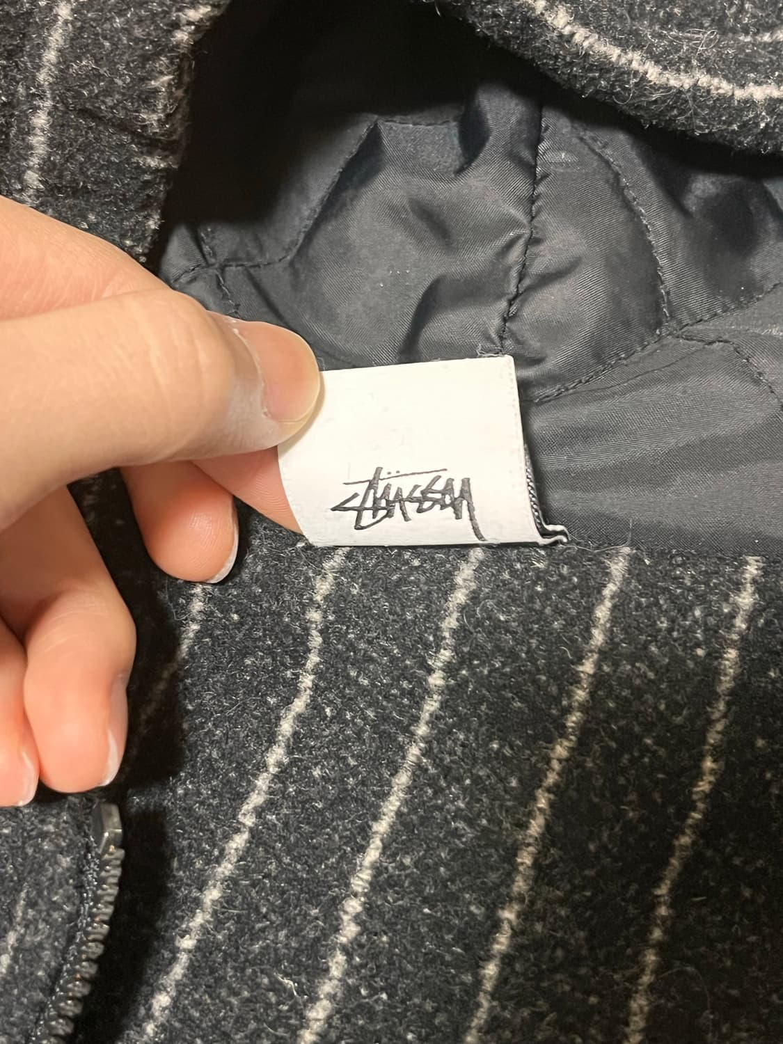 나이키 스투시 스트라이프 울 자켓 L 나투시 상품이미지6