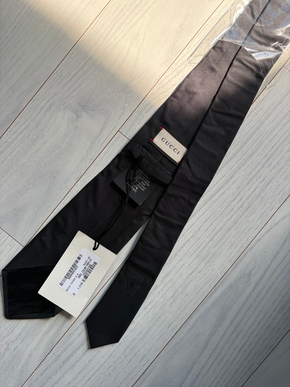 GUCCI 넥타이 블랙 상품이미지1