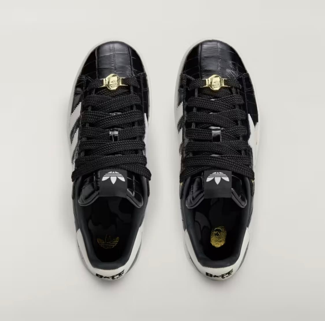 285 아디다스 X 베이프 BAPE 캠퍼스 00S 블랙 새상품 상품이미지2