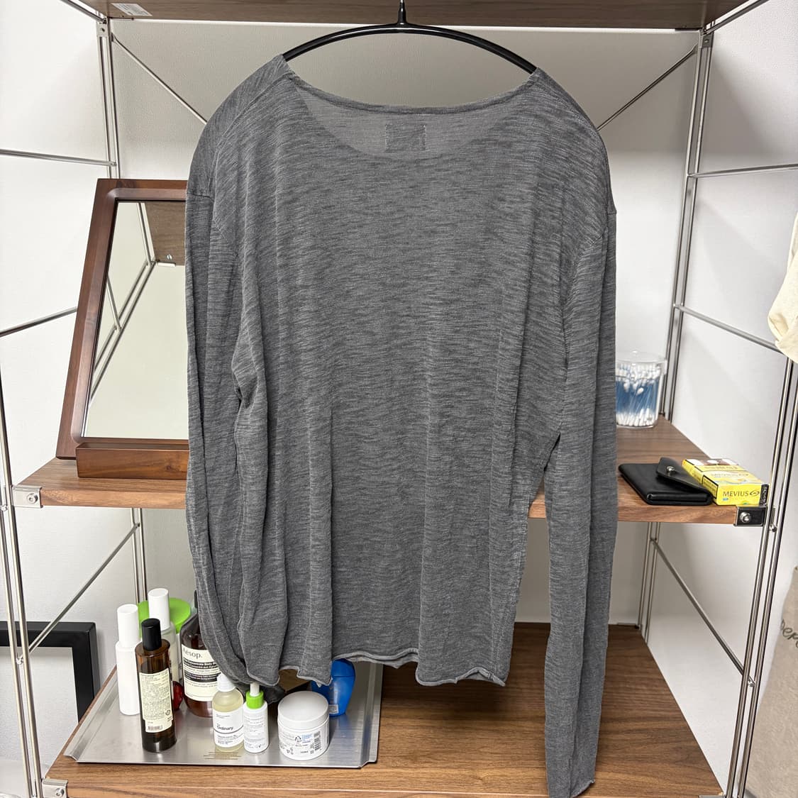 모노프리베 차콜 롱슬리브 1사이즈 새제품 팝니다 상품이미지2