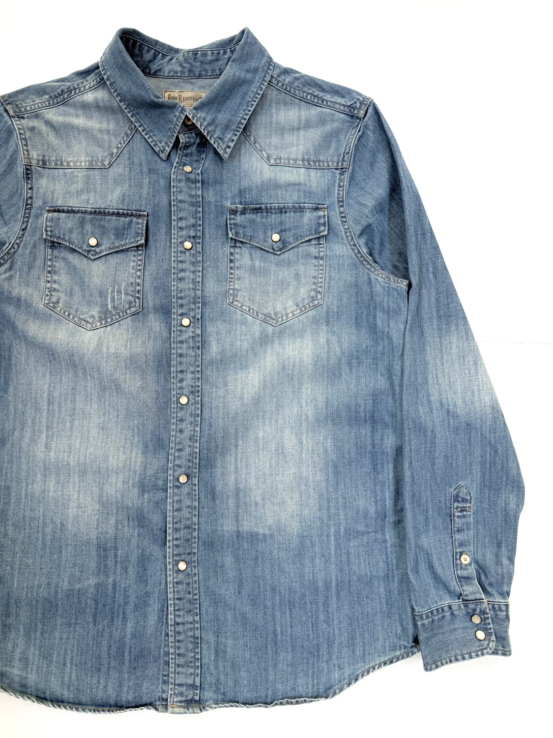 빈티지 랄프로렌 웨스턴 데님셔츠 상품이미지2