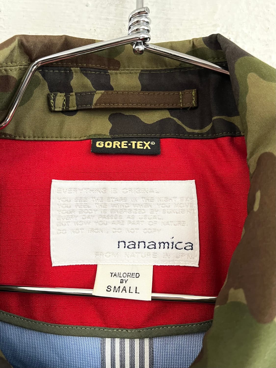 나나미카 2015FW 고어텍스 카모 밀리터리 코트 상품이미지4