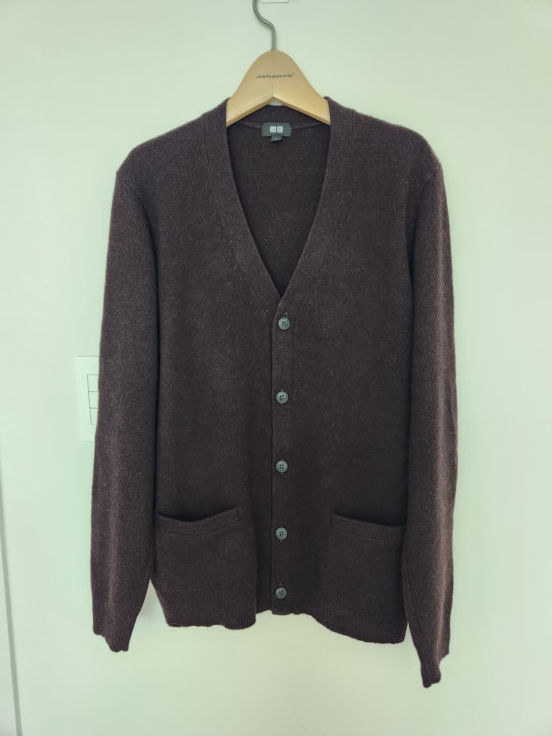 남자 유니클로 울 가디건 L 상품이미지1