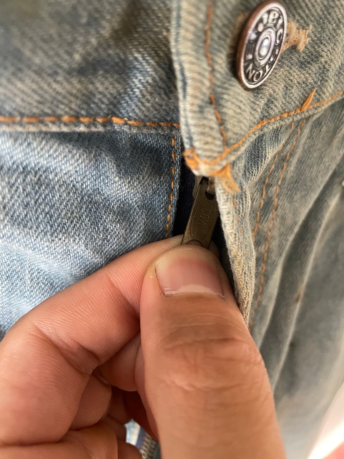 70's JPN Vintage BigStone Work Denim 상품이미지4