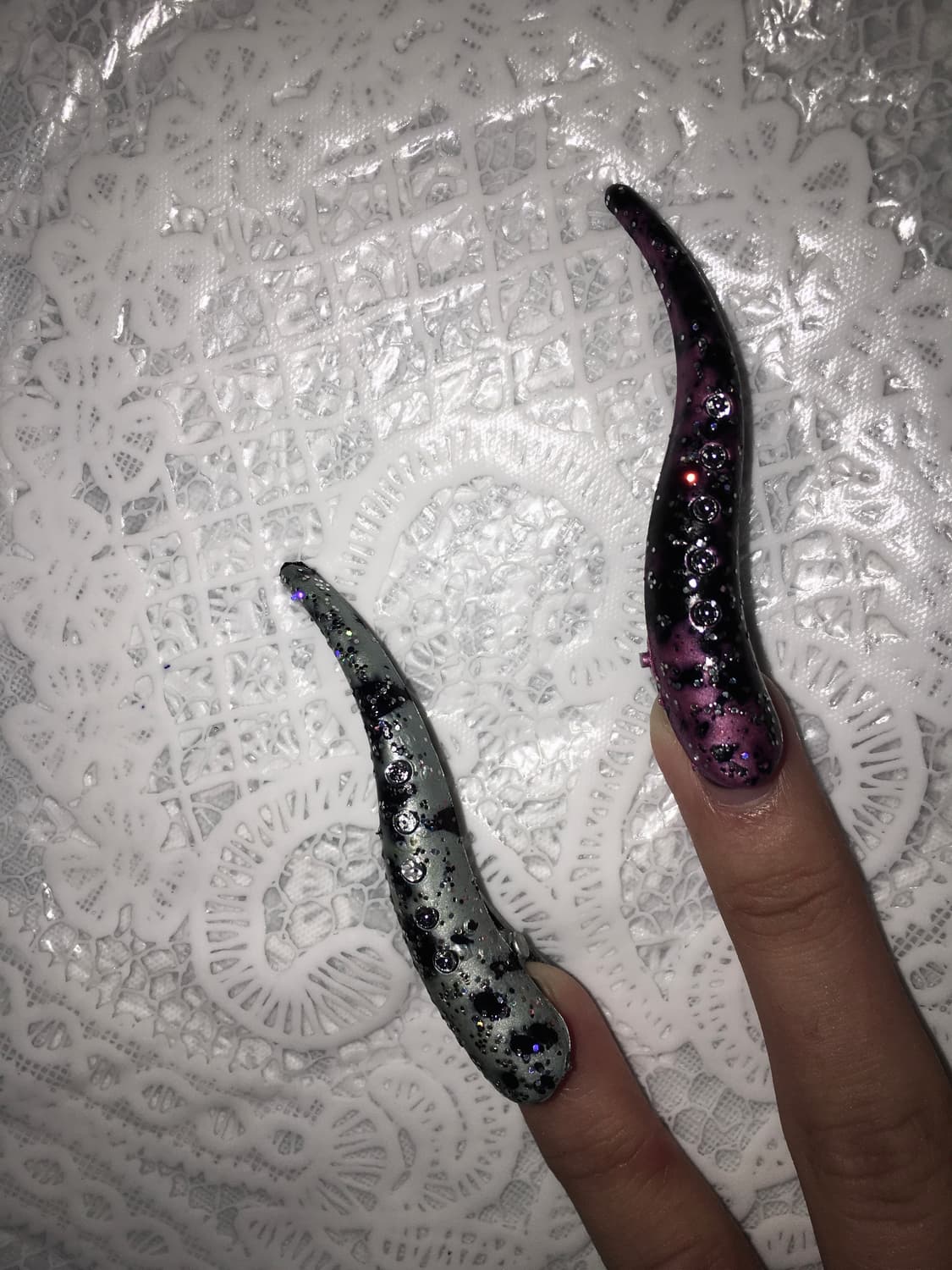 파리 수입 네일모양 핀 상품이미지6