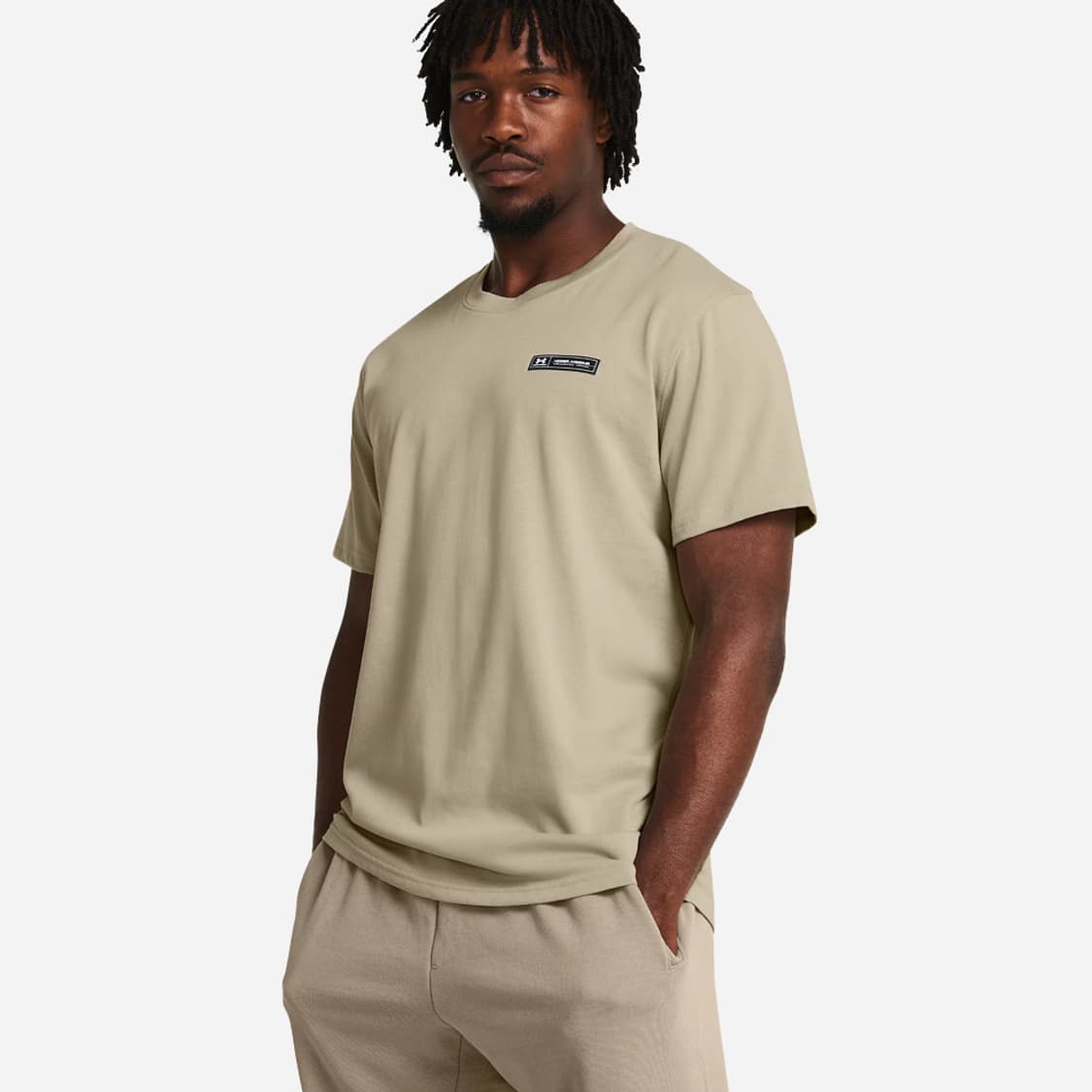 24SS 언더아머 헤비웨이트 아머 라벨 반팔티 상품이미지1