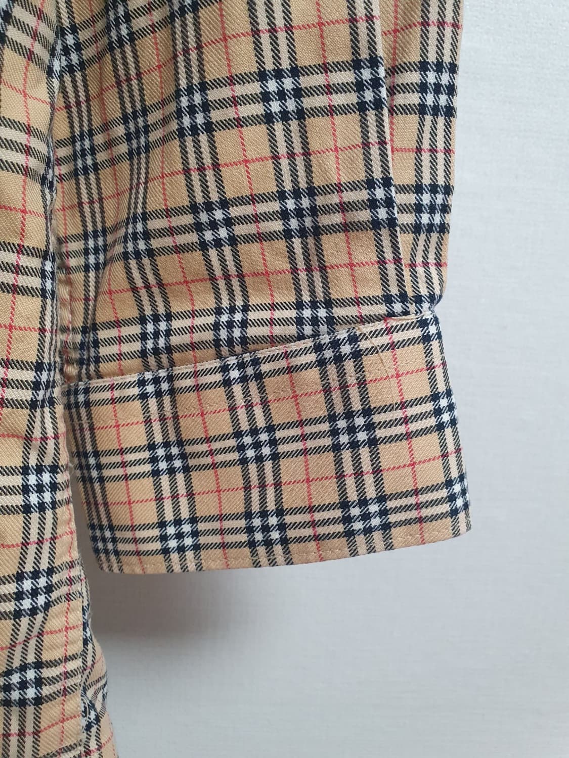 버버리 Burberrys 노바체크 셔츠 베이지 M 상품이미지5