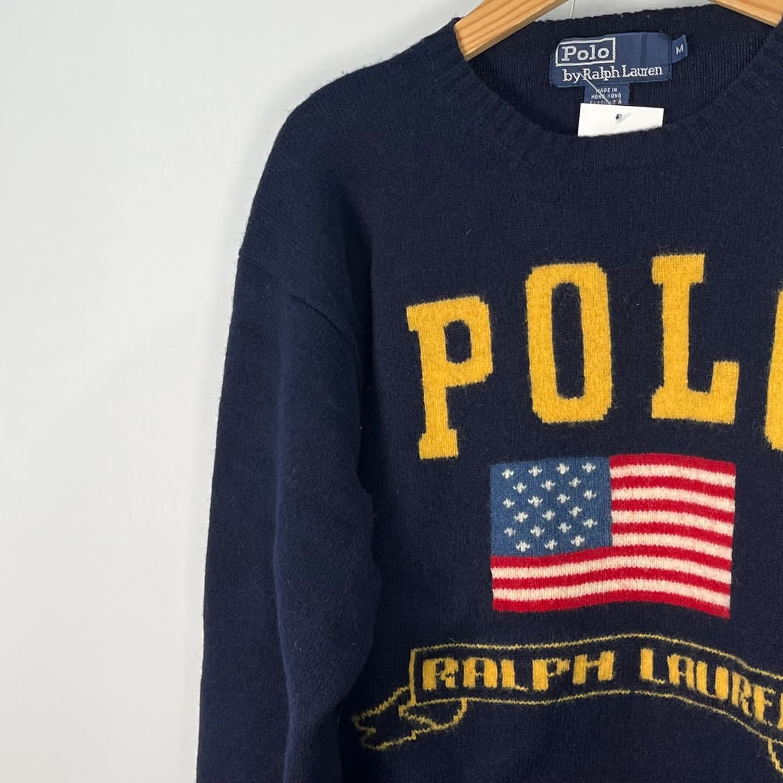 폴로 랄프로렌 성조기 니트 m  상품이미지4
