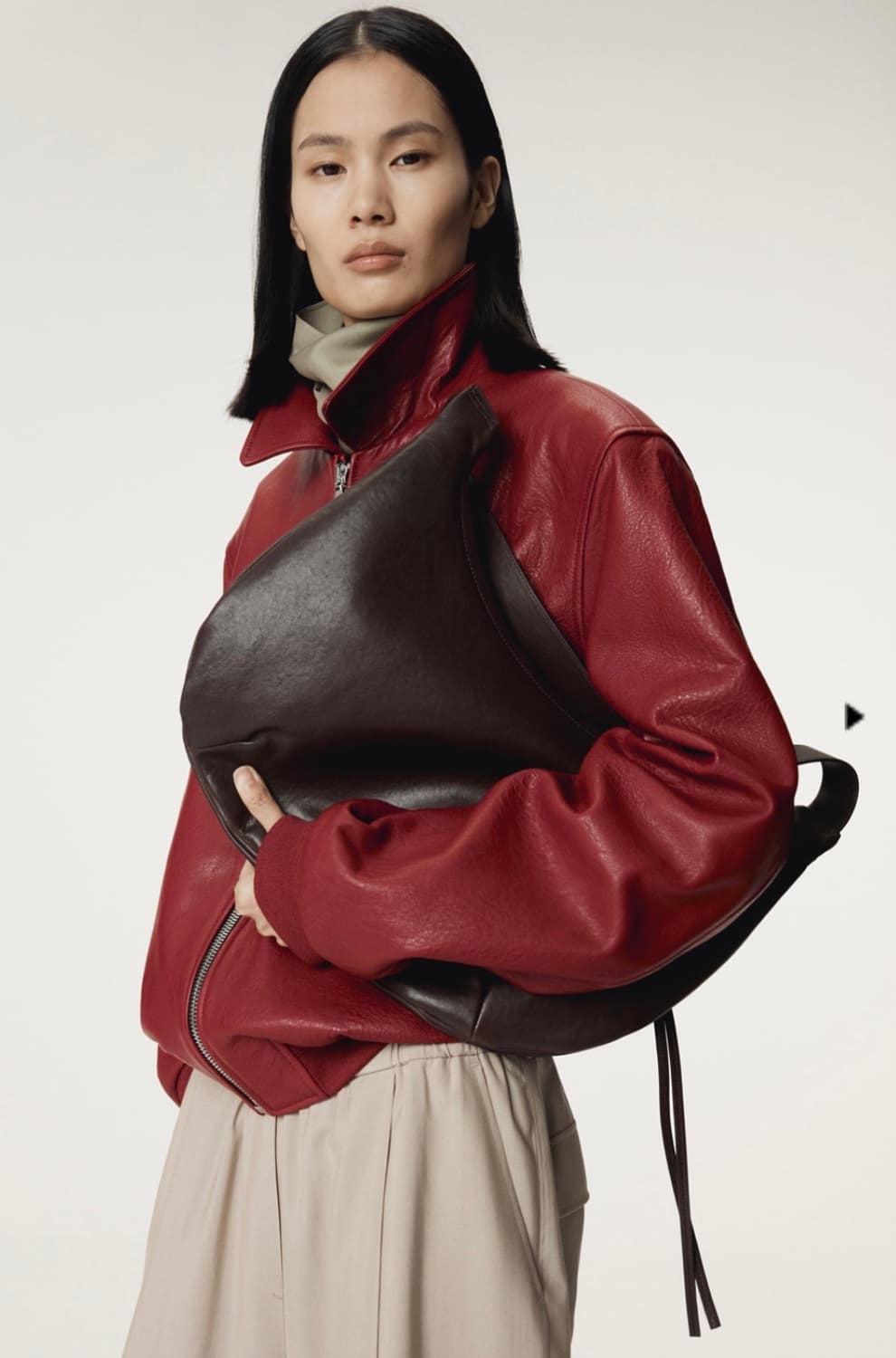 생로랑 램스킨 싱글 레더(라이더, 가죽) 자켓 상품이미지5