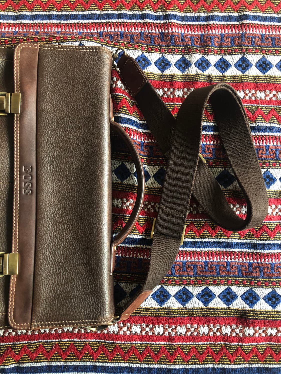 휴고보스 레더 브리프케이스 상품이미지7