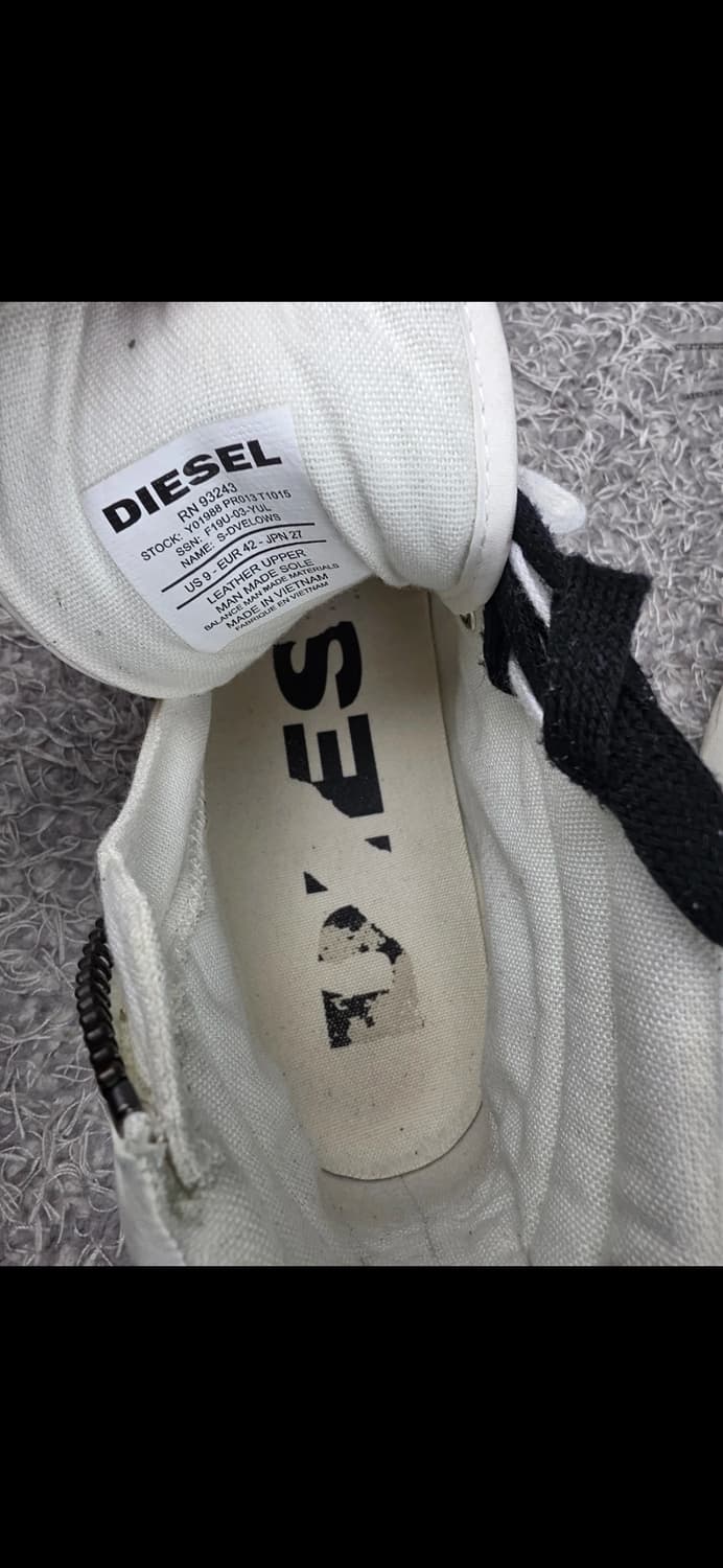 디젤 스니커즈 하이탑 트레이너 스타 270 상품이미지6