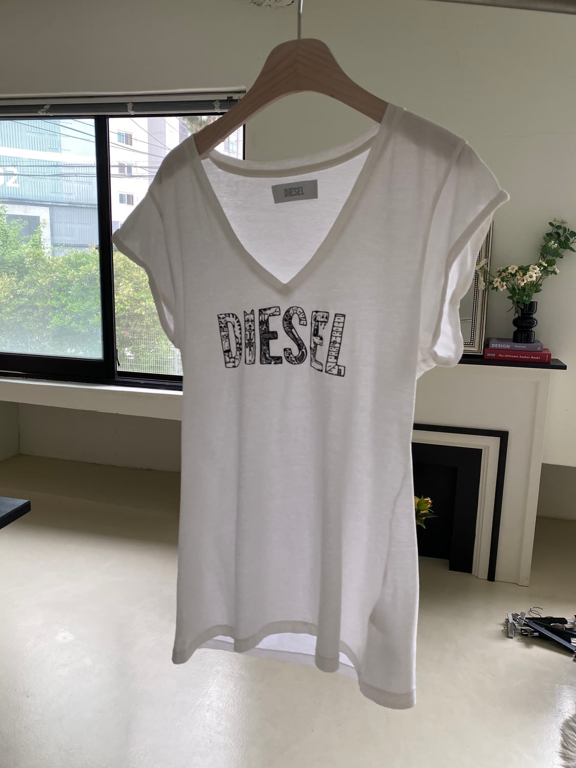 디젤 두들 브이넥 반팔 상품이미지4