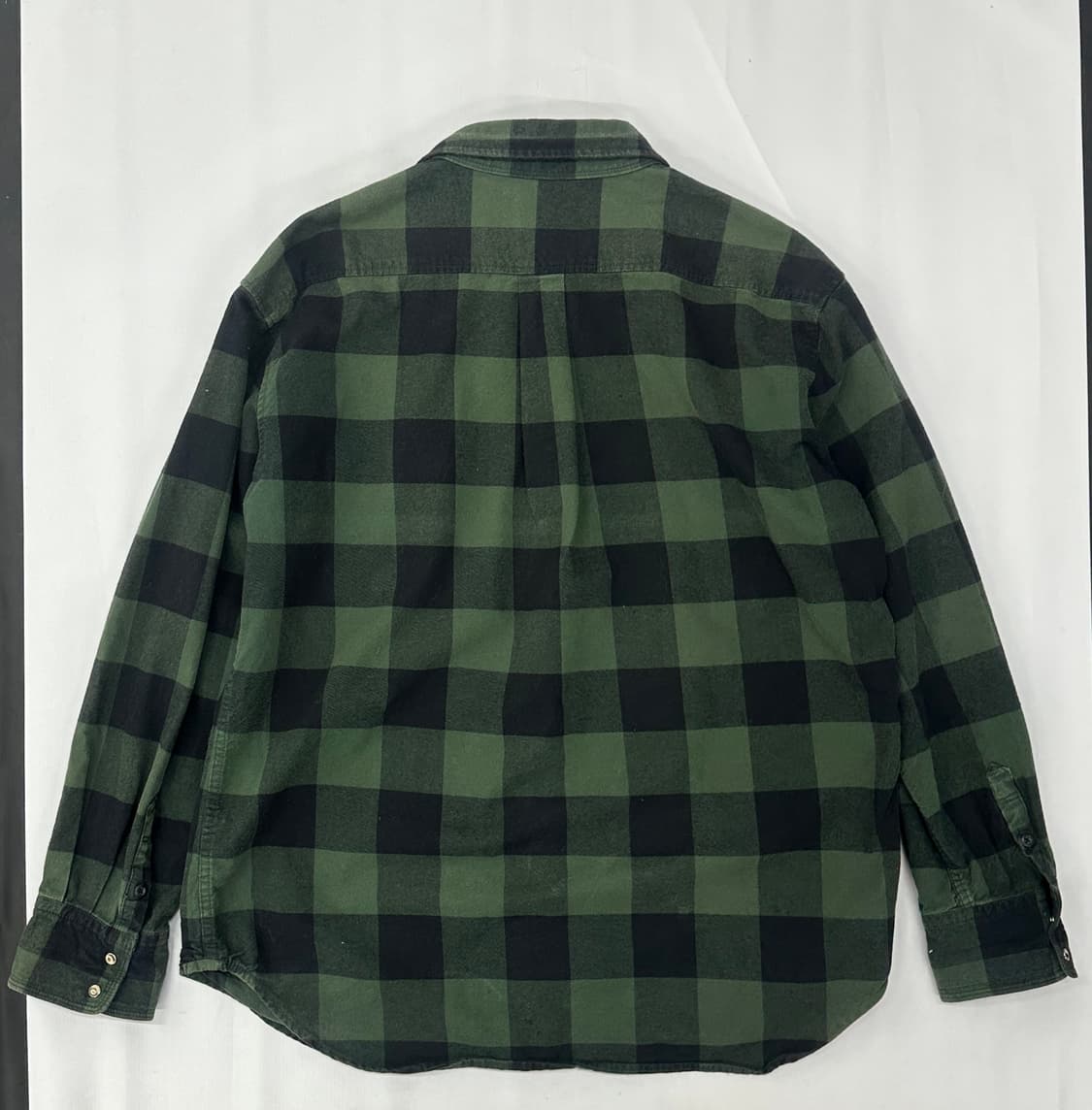 재팬 빈티지 시티보이 깅엄 체크 오버핏 셔츠 아메카지  상품이미지3