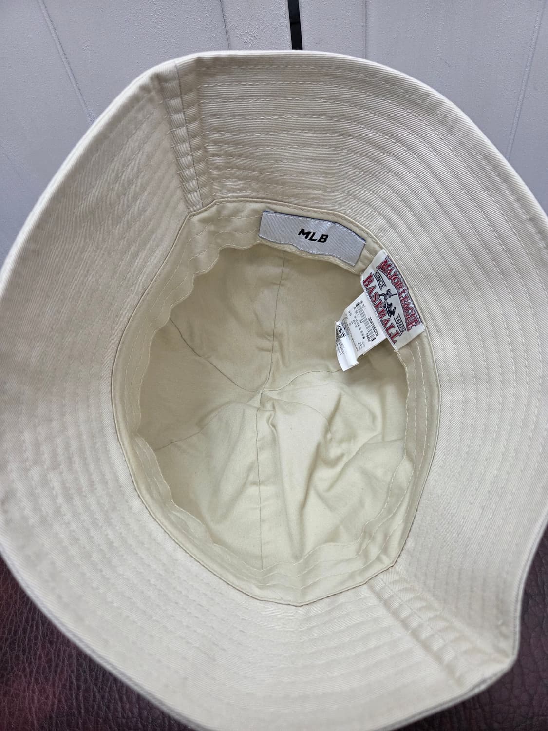 MLB 뉴욕양키즈 베이지 버킷햇 상품이미지3