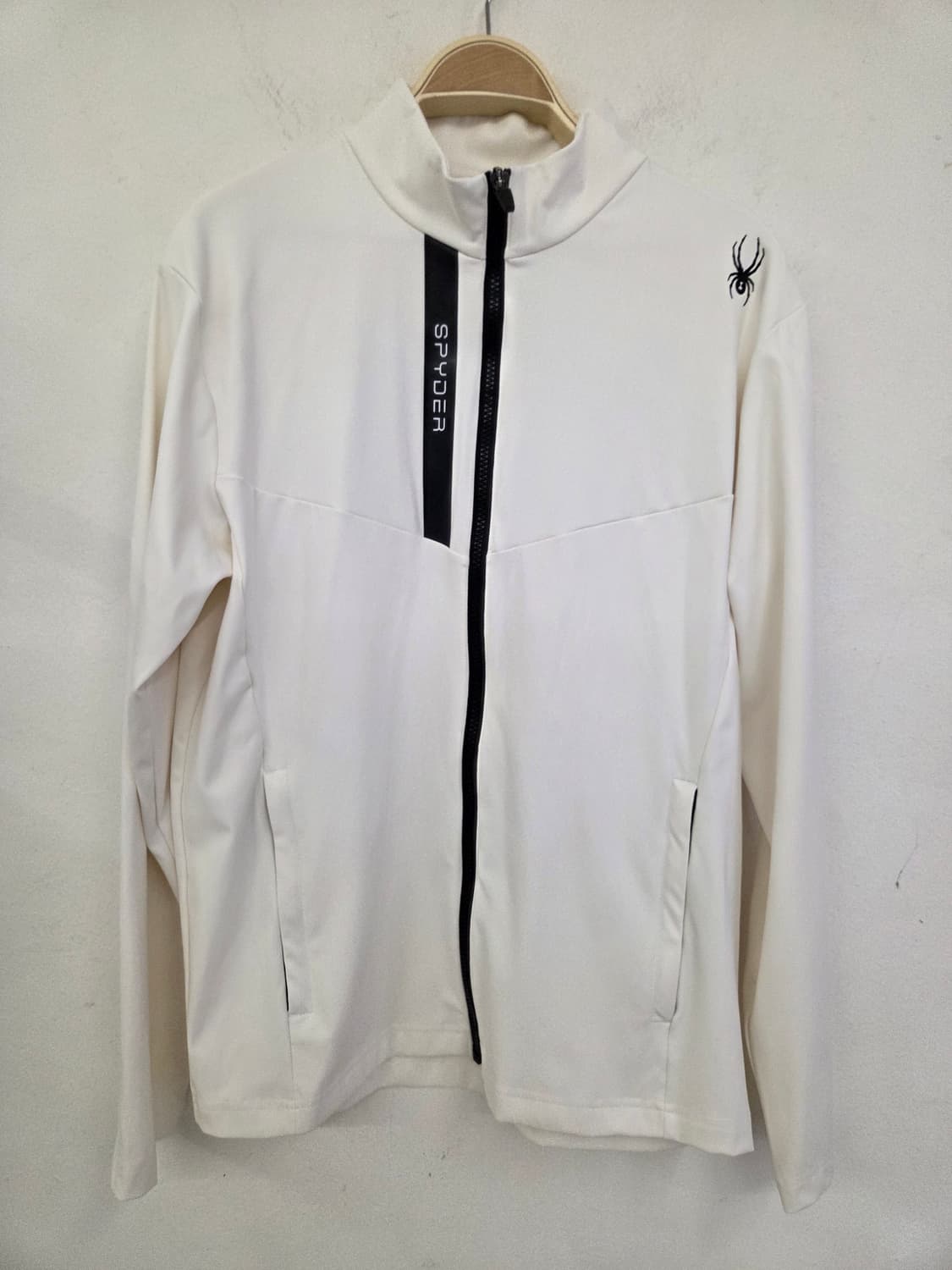 스파이더 흰색 집업  상품이미지1