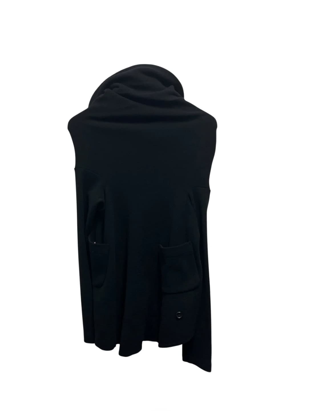 comme des garcons 비대칭 드레이프 가디건 블랙 상품이미지2