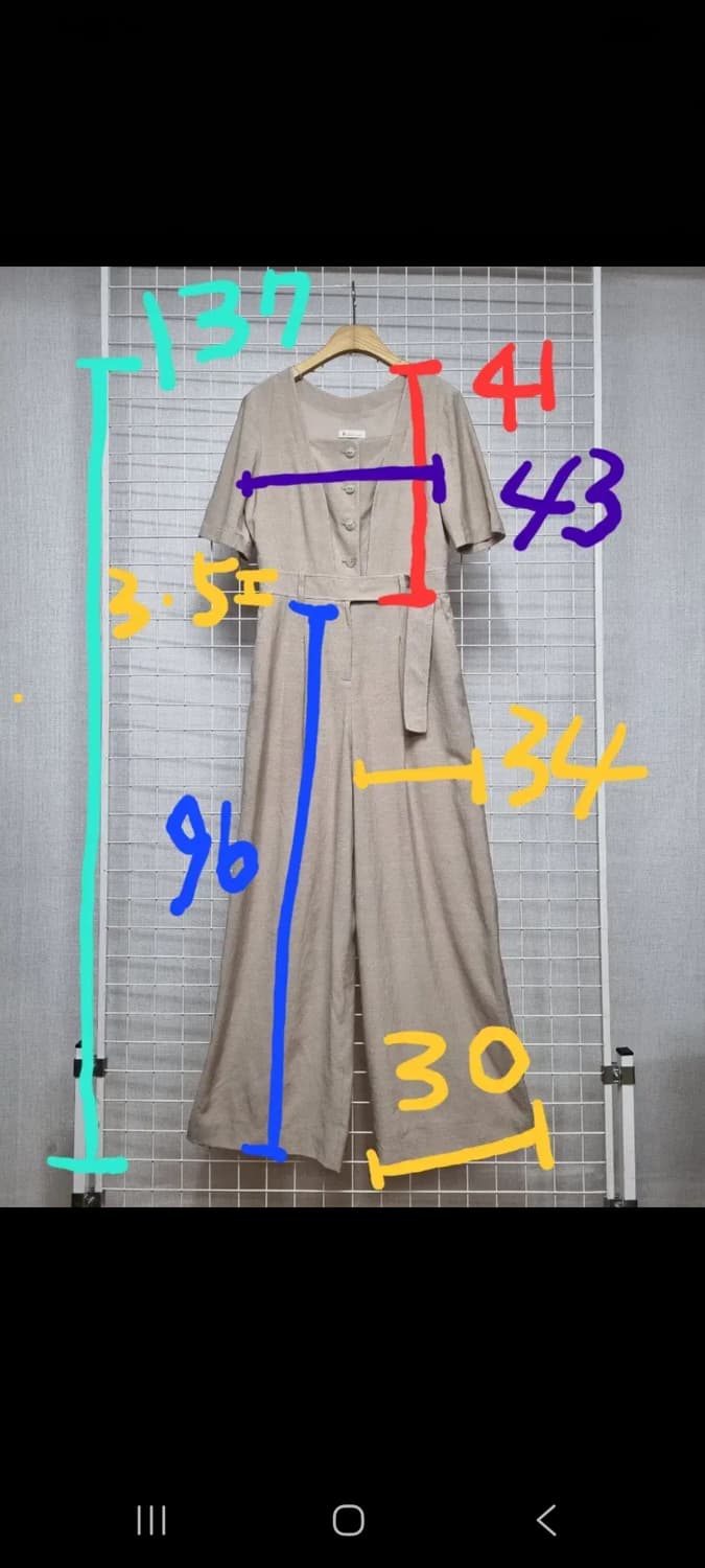 잇미샤 점프수트 (새상품급) 상품이미지2