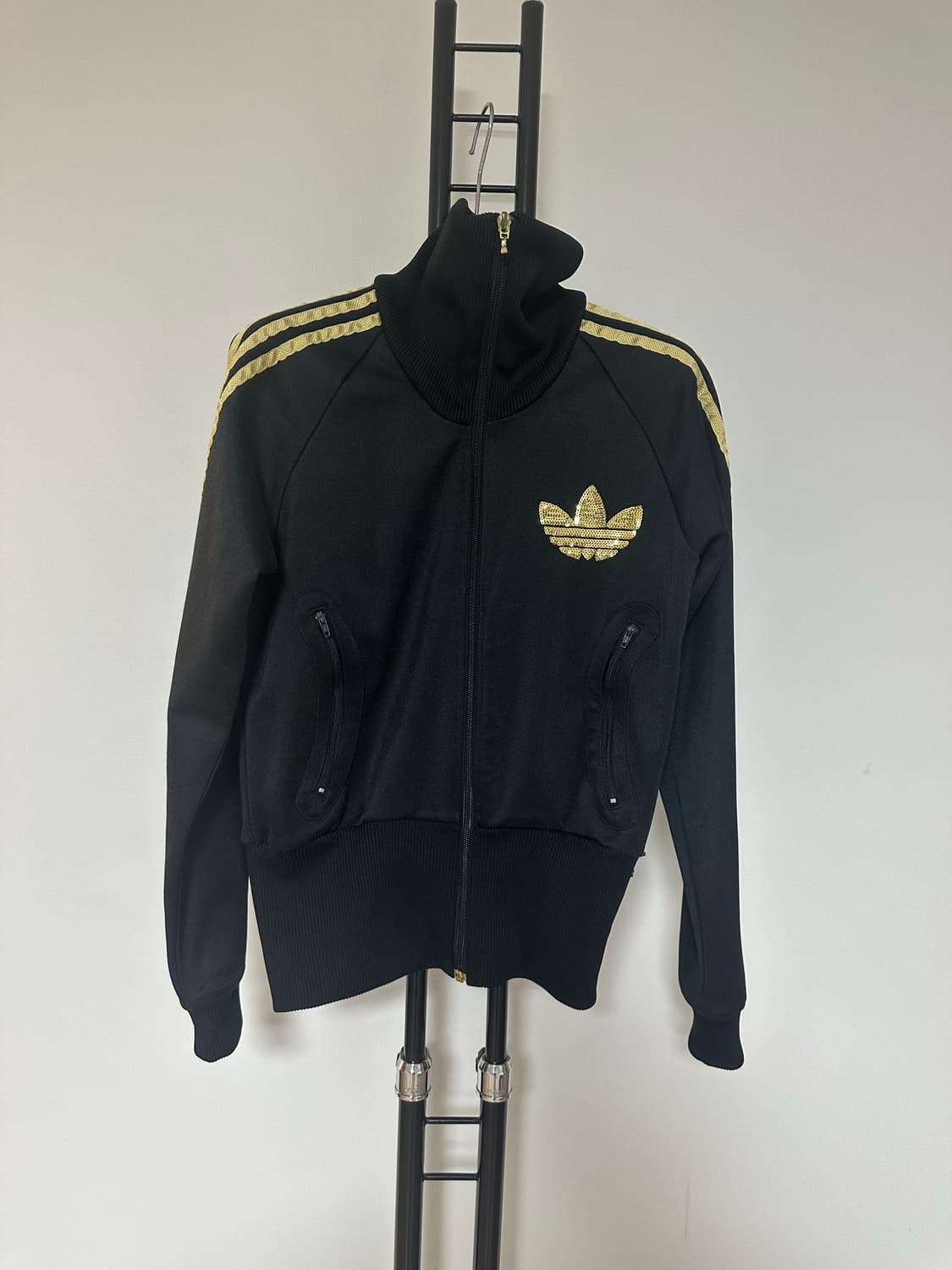 아디다스   파이어버드 스팽글   져지집업-90사이즈 상품이미지1