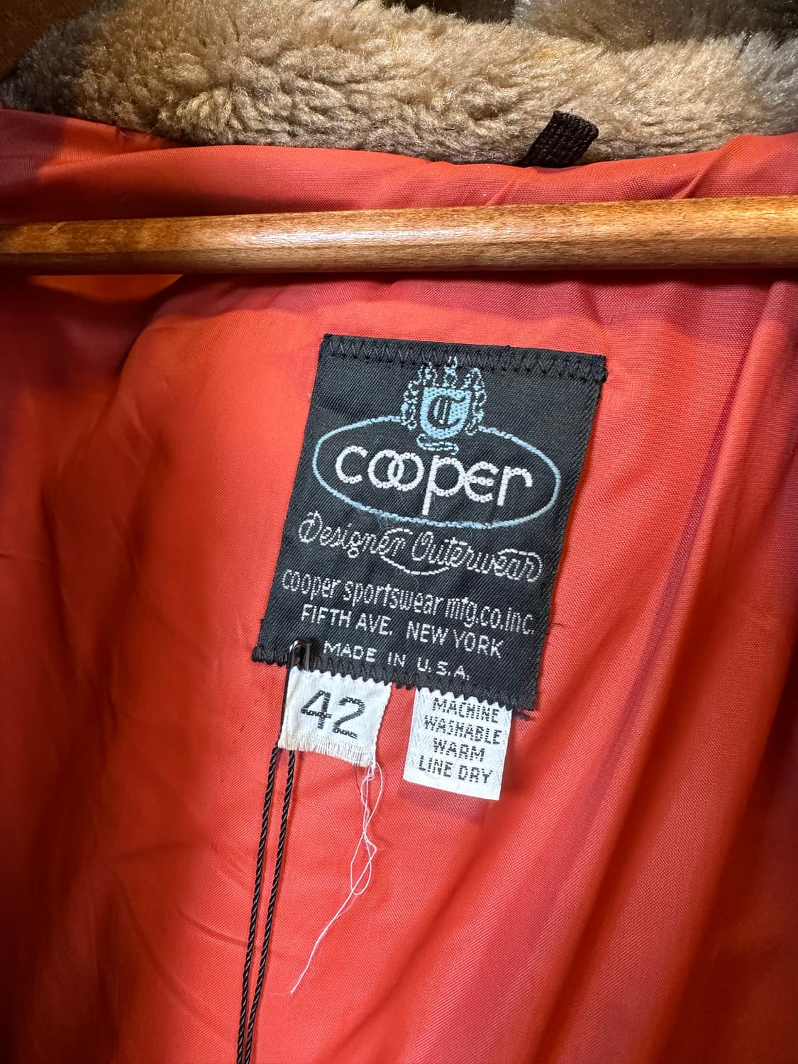 70-80s Cooper 마운틴 파카 made in usa 상품이미지10