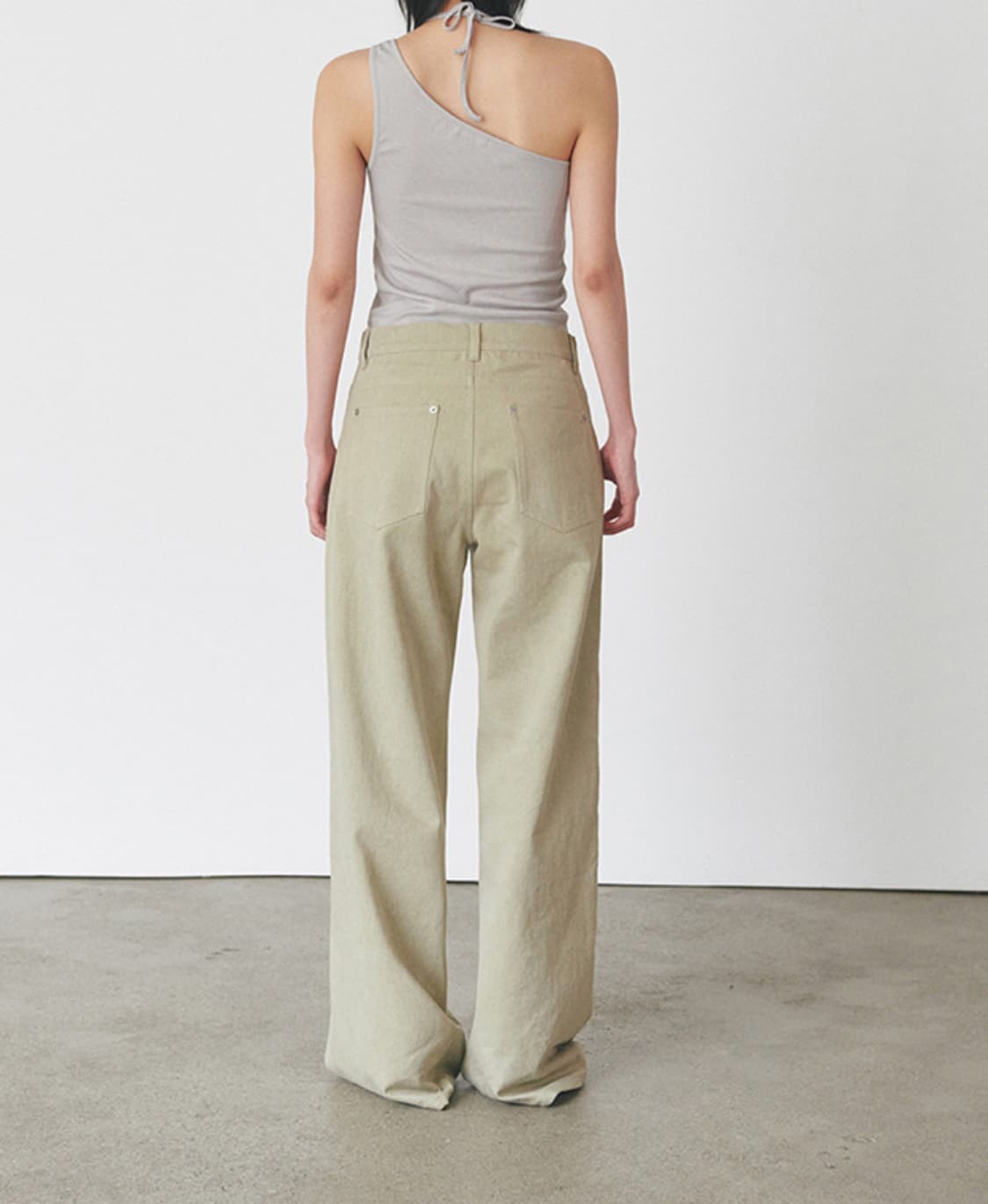 오데스(ORDES) 더블 웨이스트 팬츠/새상품 상품이미지3