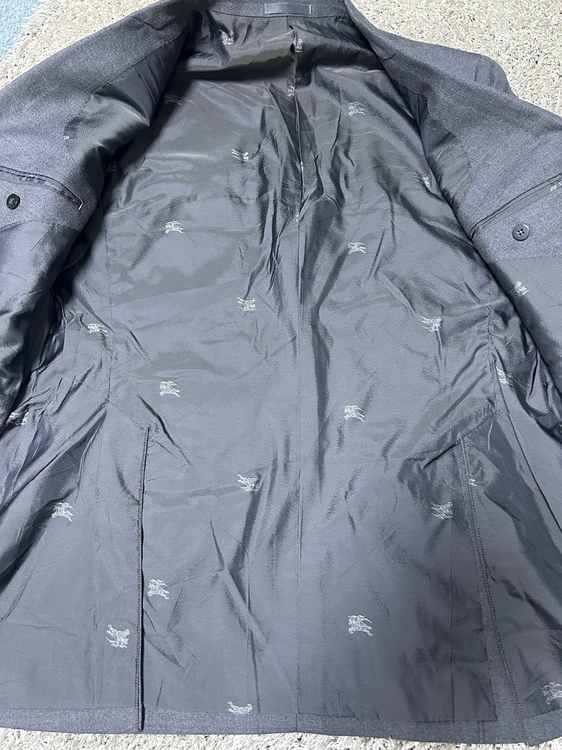 버버리 더블 타스마니아 울 사이즈 105 상품이미지6