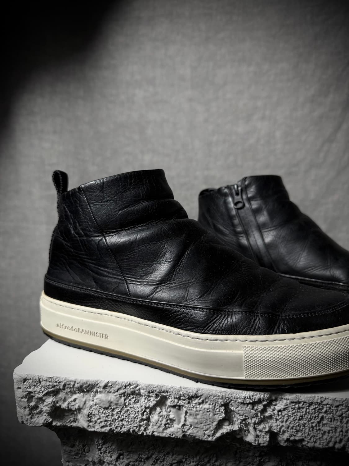 alfredoBANNISTER Side Zip Sneakers 상품이미지2