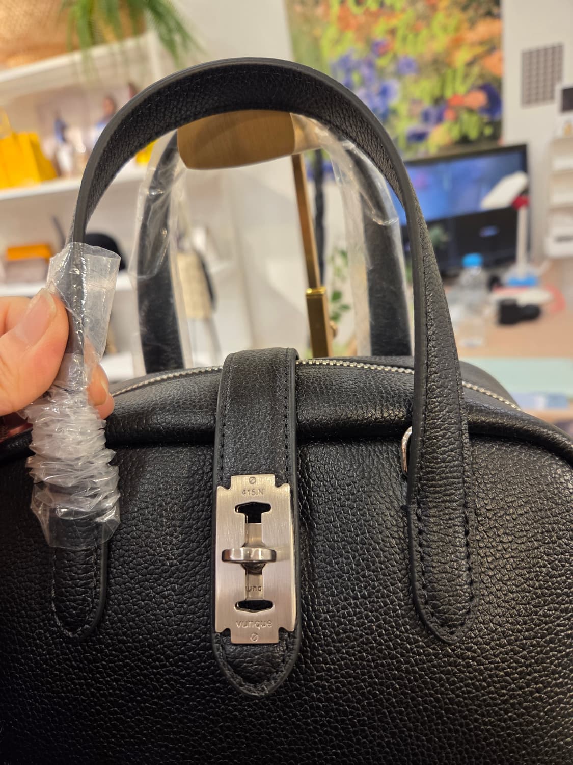 (새상품) 분크 토크 토트 스몰 (블랙) 상품이미지3