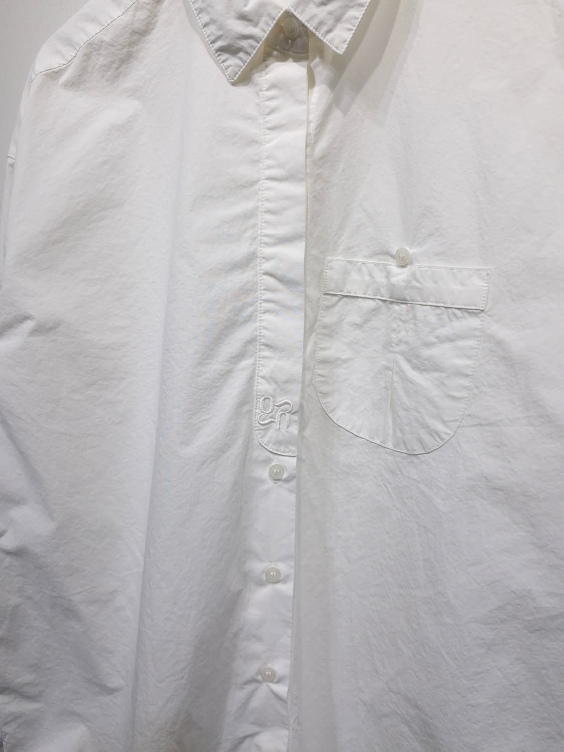 글로니(GLOWNY) 대디 셔츠 화이트 상품이미지6