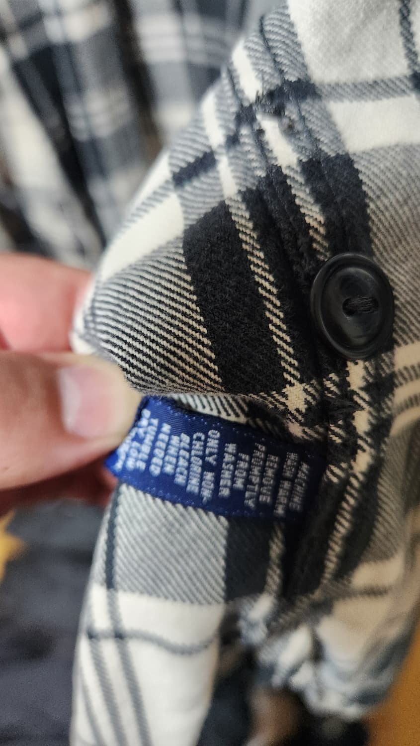 폴로 아우터형 체크셔츠 XL 상품이미지4