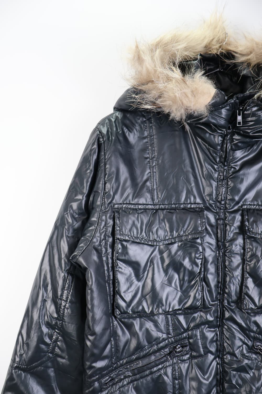 Jpn Glossy Poly Puffer Jackets 상품이미지6