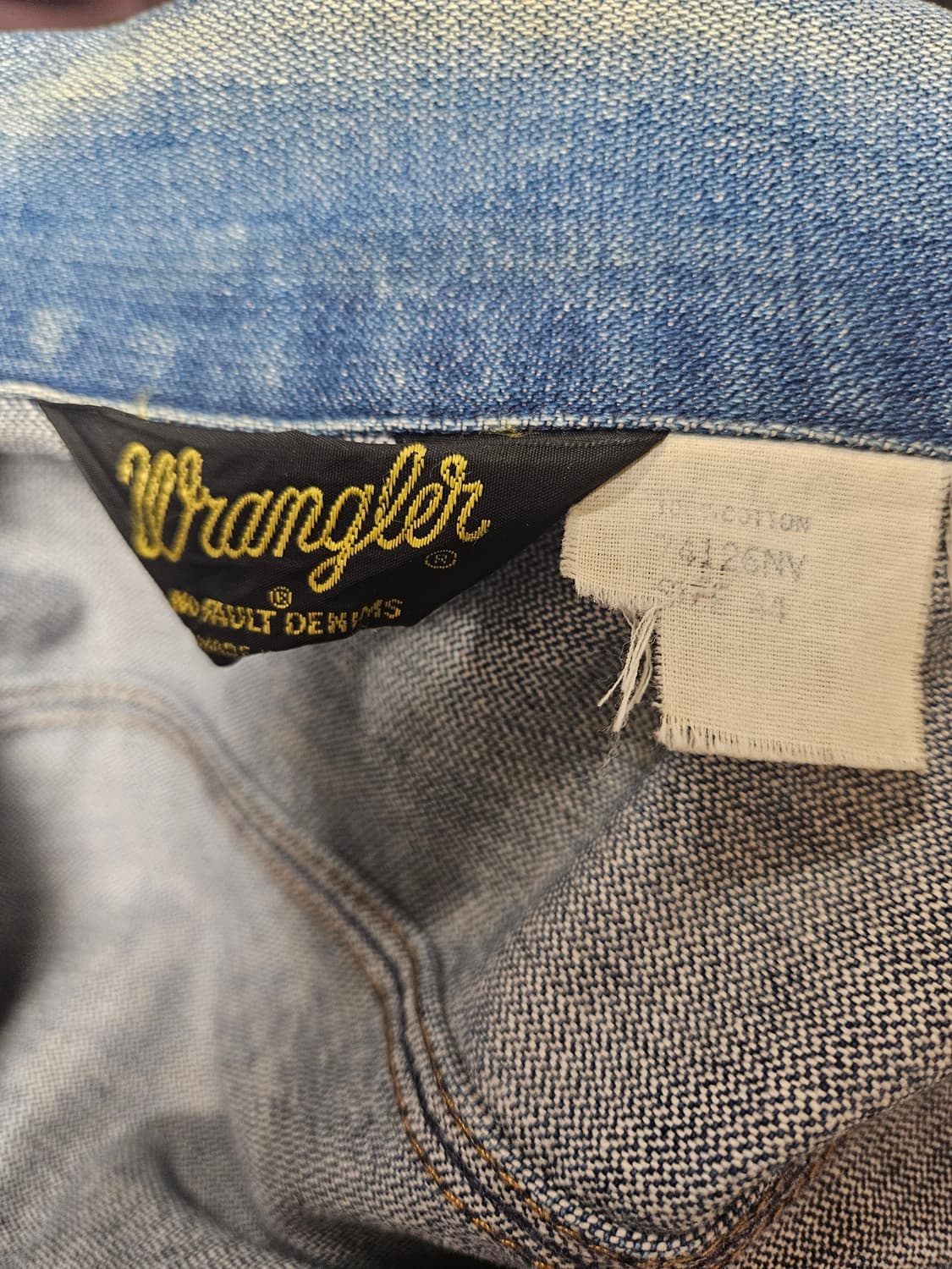 랭글러 70s 데님 트러커 자켓 44 (74126NV) 상품이미지3