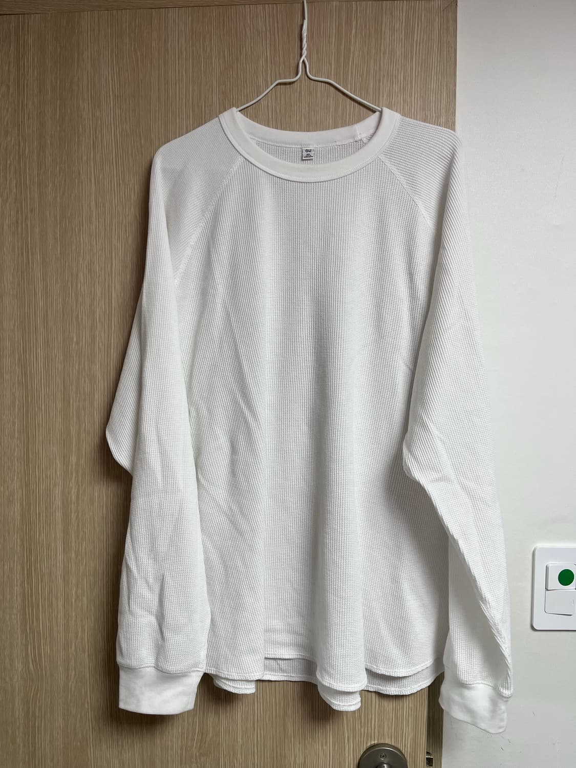 GU 와플 티 화이트 XXL 상품이미지1