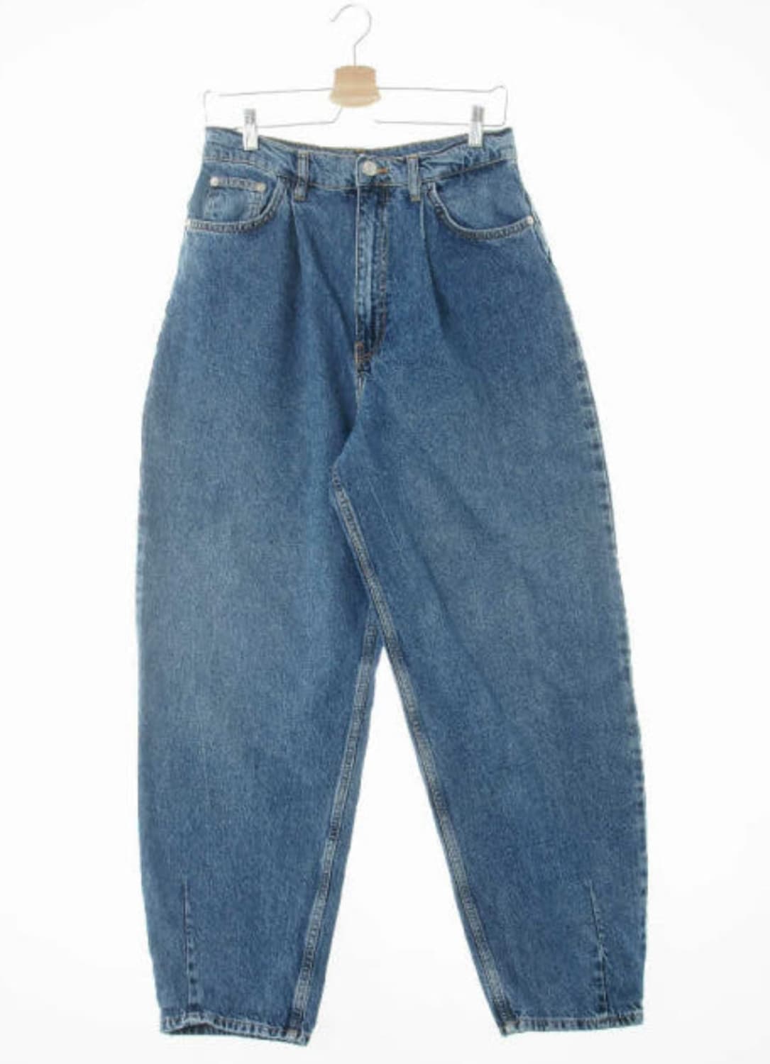 자라 중청 원턱 데님 팬츠 (baggy fit) 상품이미지2