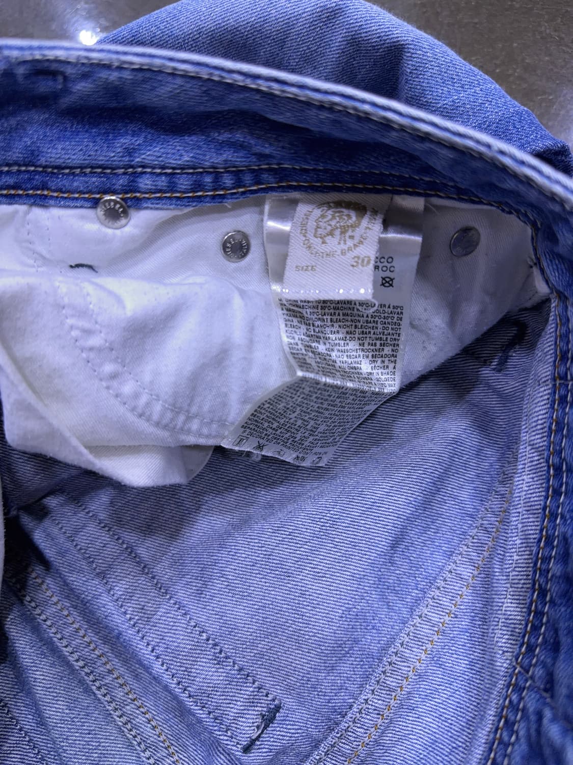 디젤 빈티지 워싱 부츠컷 플레어핏 자탄 데님팬츠 청바지 30 상품이미지10