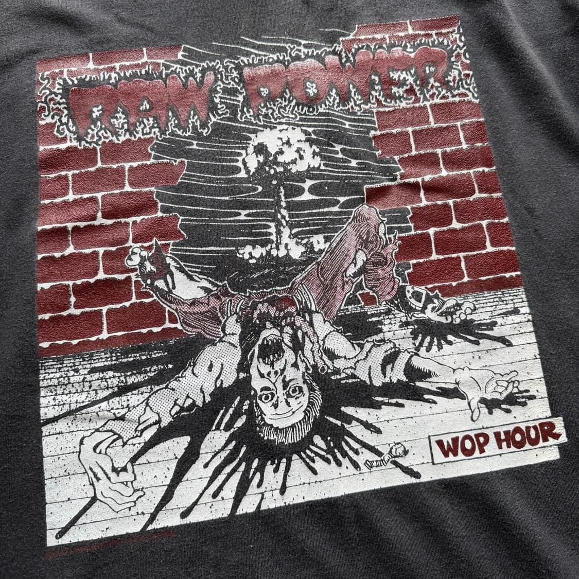 빈티지 90s Raw Power 티셔츠 상품이미지3