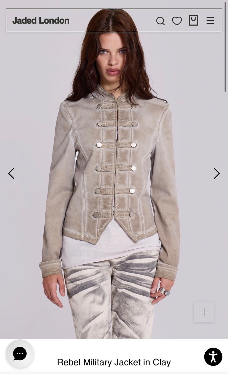 (구합니다) Rebel Military Jacket in Clay 상품이미지1