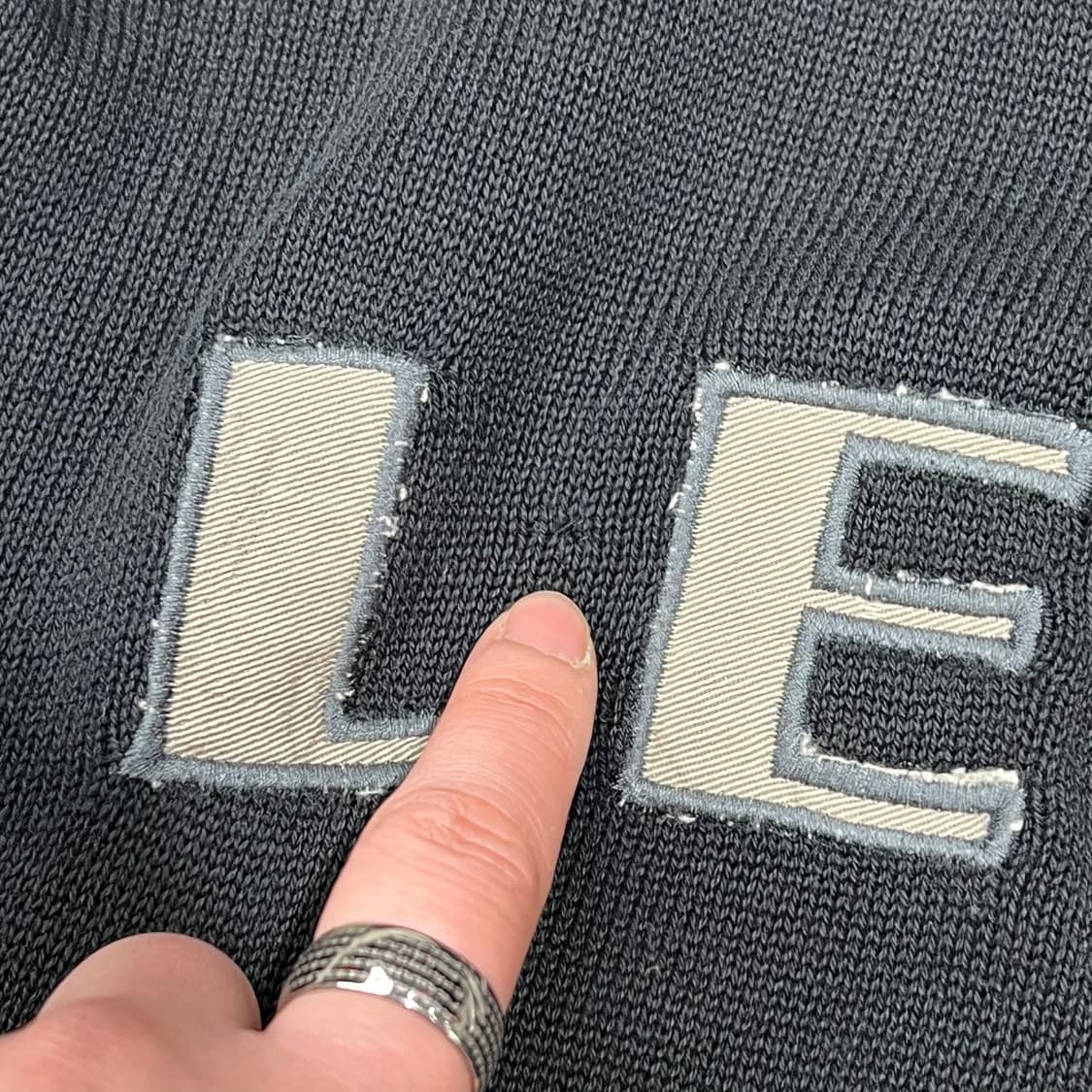 리바이스 백로고 니트집업 s09444 상품이미지6