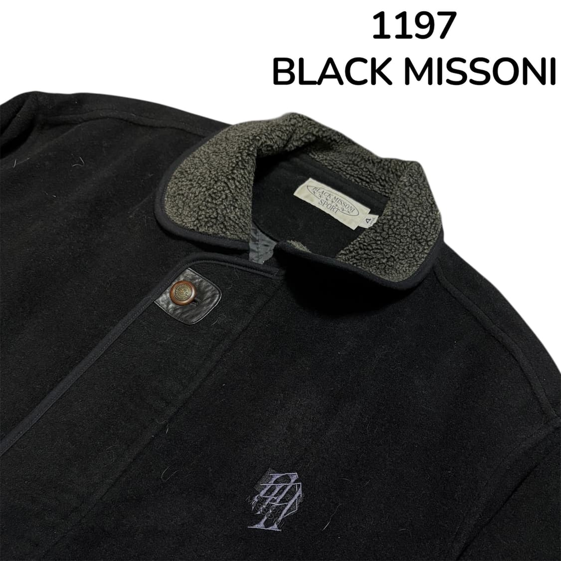 BLACK MISSONI SPORT 블랙 자켓 L 상품이미지4
