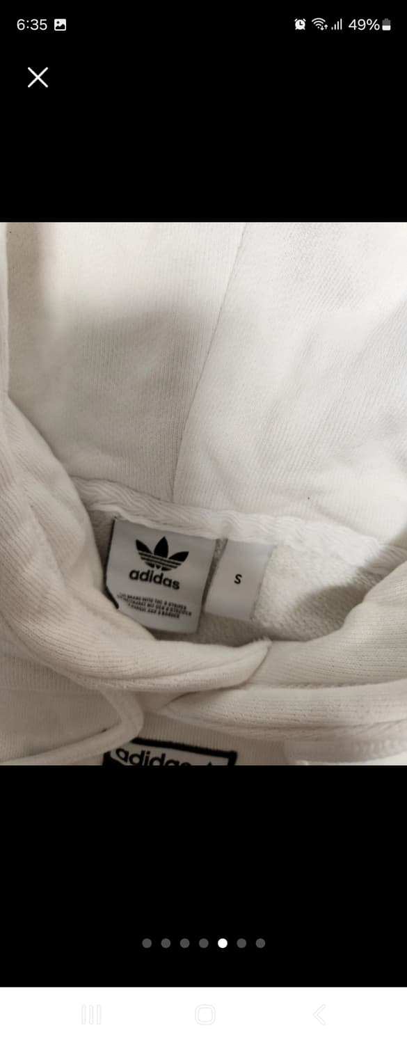 아디다스 후드티 s(하자오염없음)

오염 하자 없이 깨끗해요

흰색 아디 상품이미지5