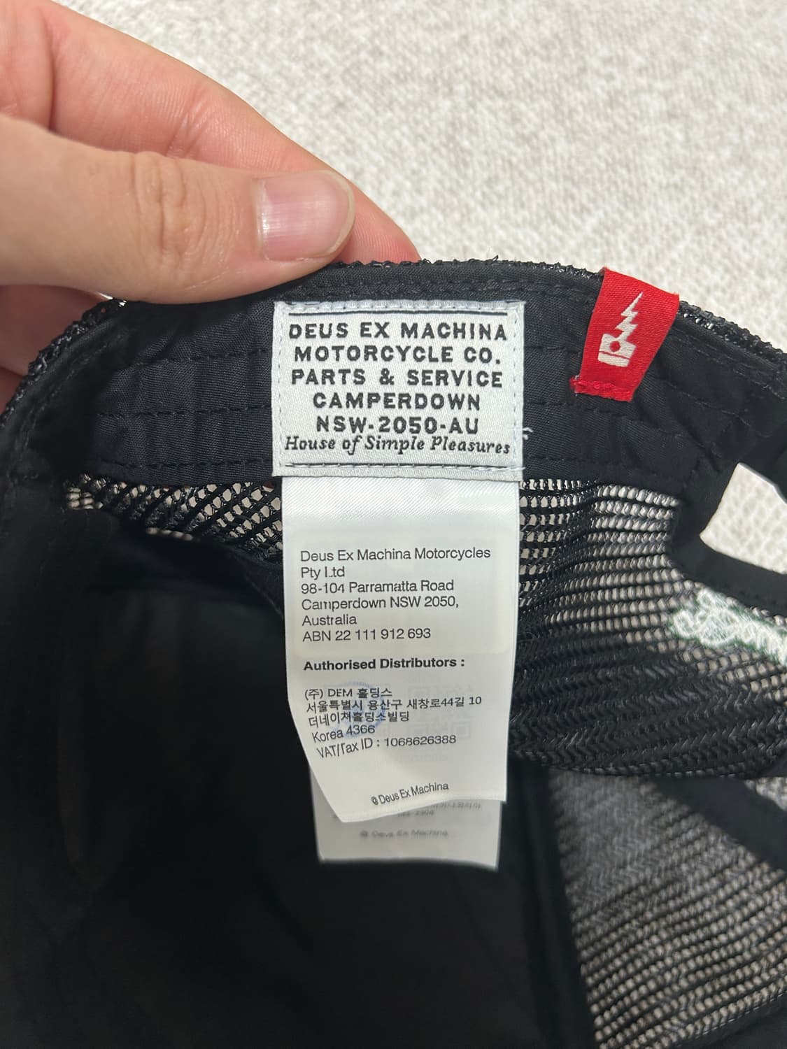 데우스 메쉬캡 상품이미지5