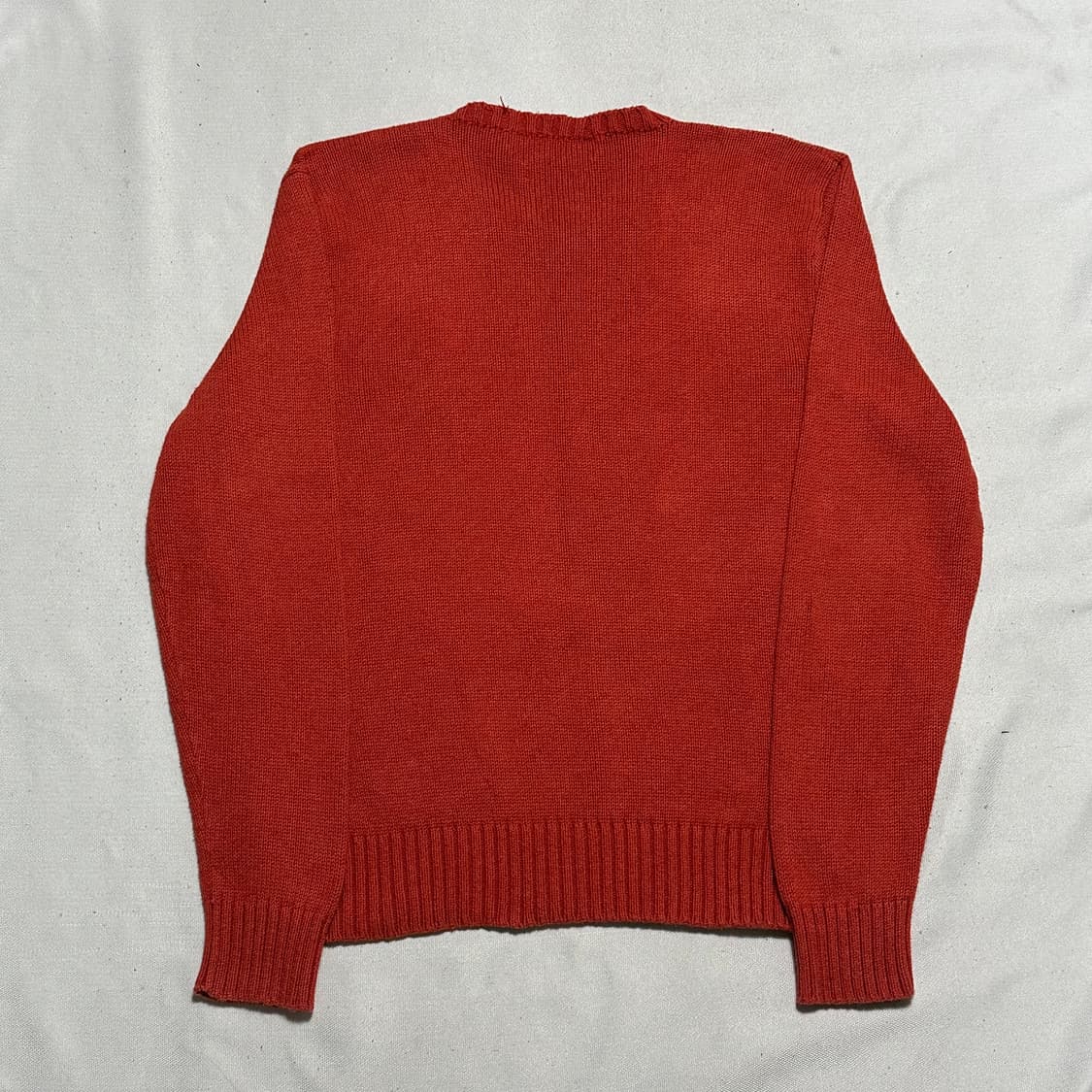 M 폴로랄프로렌 코튼 라운드넥 오렌지 니트 상품이미지3