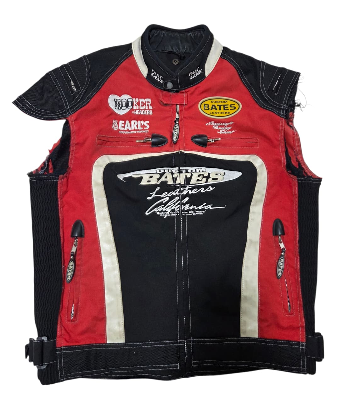 베이츠 빈티지 커스텀 메쉬 바이크 베스트 상품이미지2