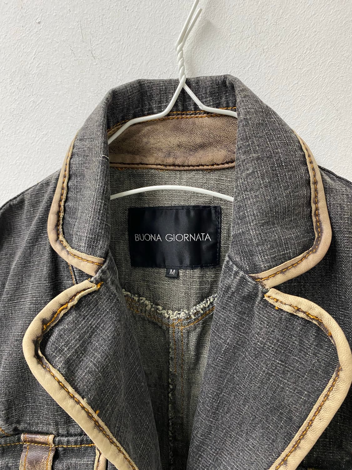 [BUONAGIORNATA] 00’s Design Grey Jacket 상품이미지4