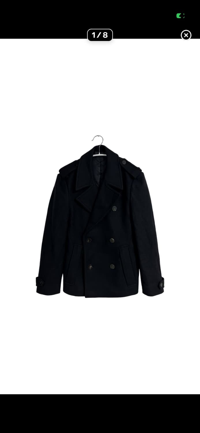 솔리드옴므 더블 브레스티드 피코트 상품이미지1