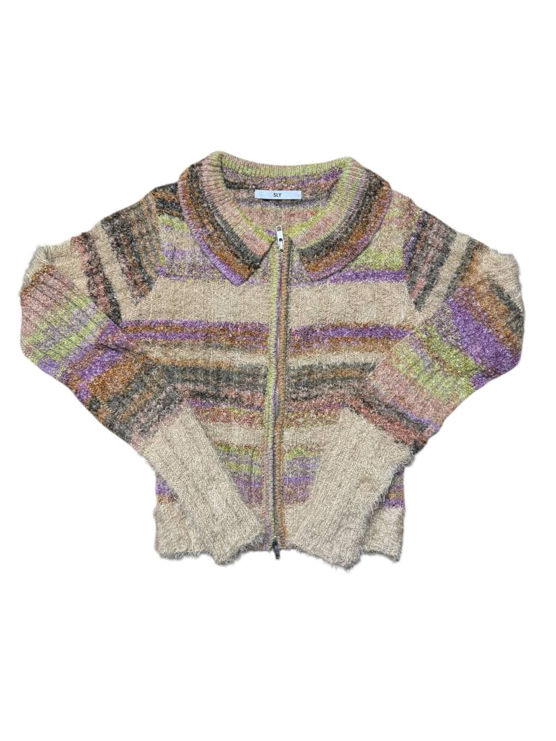 SLY 지퍼업 니트 스웨터 (W) 상품이미지1