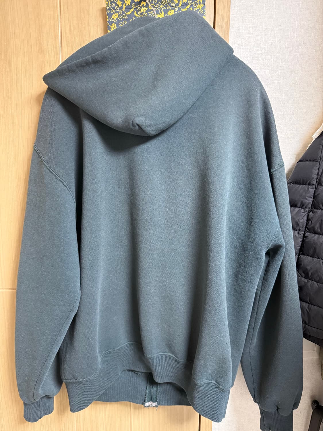 [XL] 빈티지 러셀 후드집업 다크 그린 usa 상품이미지2